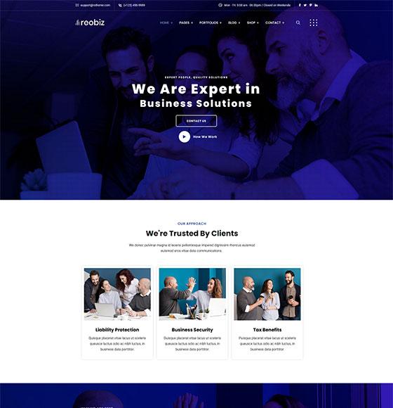 Corporate Business – Consulting Business HTML Template - ICRM Software